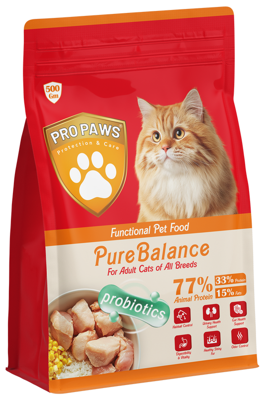 PROPAWS Pure Balance Dry Food for Adult Cats 500 Gram